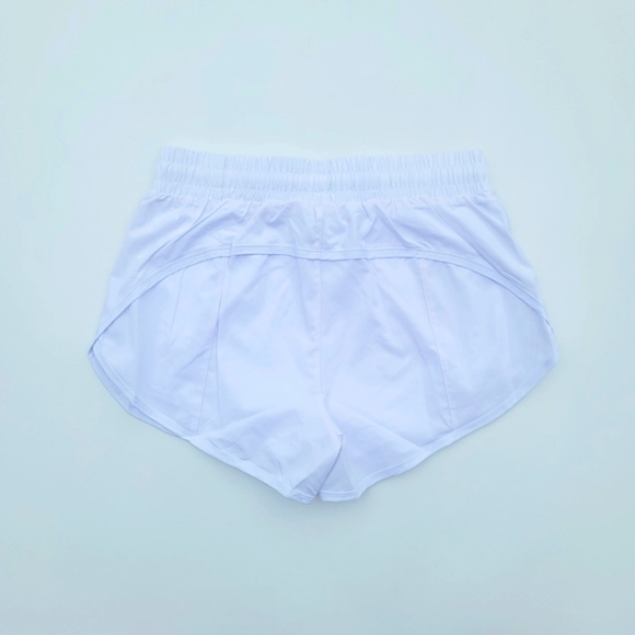 Pedigree FreeRUN High Waist Lined Shorts with Zipper Pockets | White - Picture 3 of 9